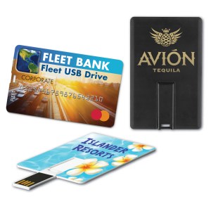 Full color imprinting and 128GB of data storage.