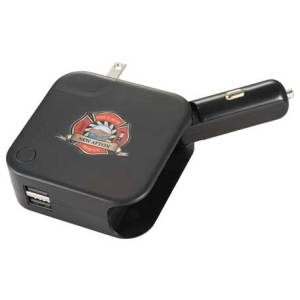 Both car and wall plugs.