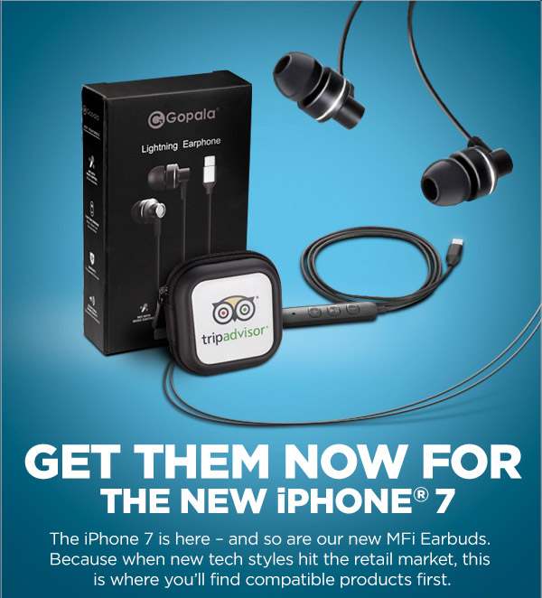 The MFi earbuds are compatible with the new iPhone 7 or any Apple product that supports an MFI lighting input. The lighting port allows sound to be transferred digitally thus avoiding the typical analog signal interference you receive from regular earbuds. The earbuds include a built in mic and music controls. Included is a premium giftbox and a carrying case.